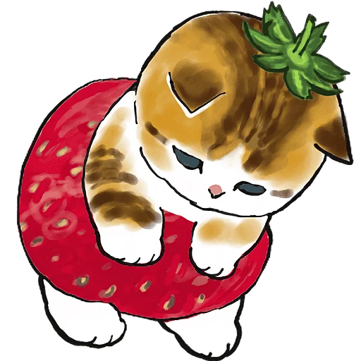 🍓 Стикер «Фруктовые котята» для Telegram