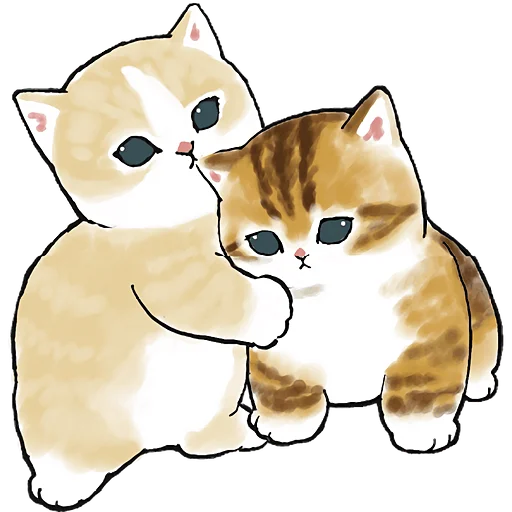 👄 Стикер «Фруктовые котята» для Telegram