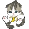 🍌 Эмодзи «Фруктовые котята» для Telegram