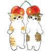🍒 Эмодзи «Фруктовые котята» для Telegram