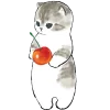 🍒 Эмодзи «Фруктовые котята» для Telegram