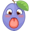 Стикер 5 Фруктовощи Emoji