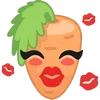 Стикер 6 Фруктовощи Emoji