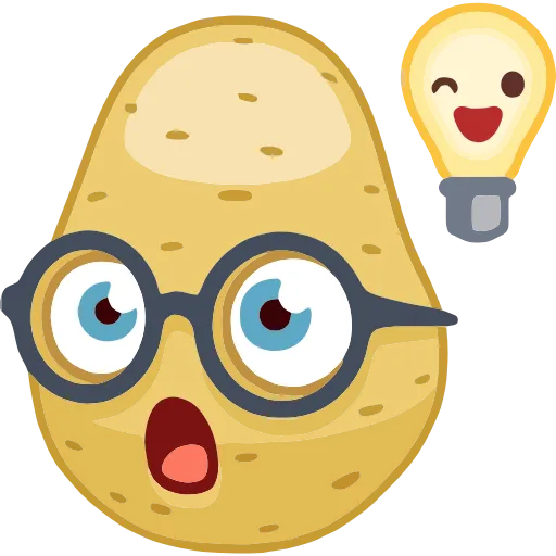 🤓 Эмодзи «Фруктовощи» для Telegram