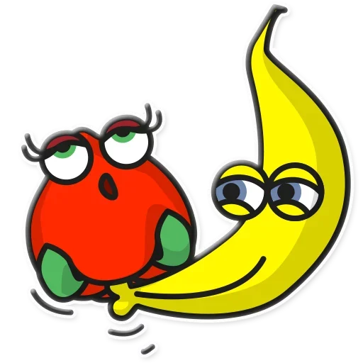 🍑 Стикер «Fruit party» для Telegram