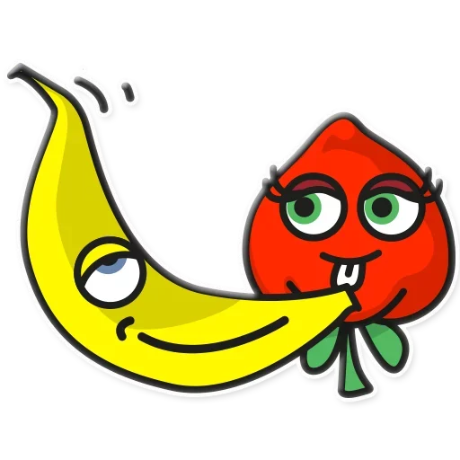🍌 Стикер «Fruit party» для Telegram