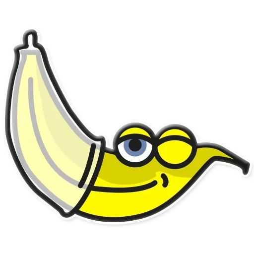 🍌 Стикер «Fruit party» для Telegram