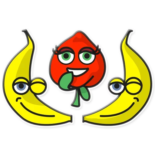 ✌ Стикер «Fruit party» для Telegram