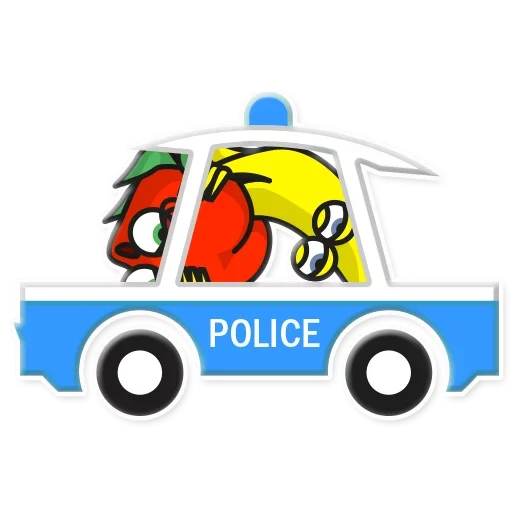 🚓 Стикер «Fruit party» для Telegram