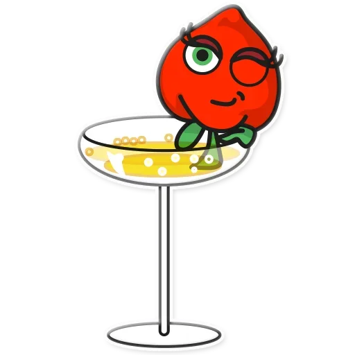 🥂 Стикер «Fruit party» для Telegram