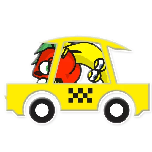 🚕 Стикер «Fruit party» для Telegram