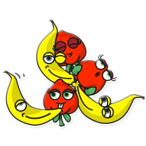 🥰 Стикер «Fruit party» для Telegram