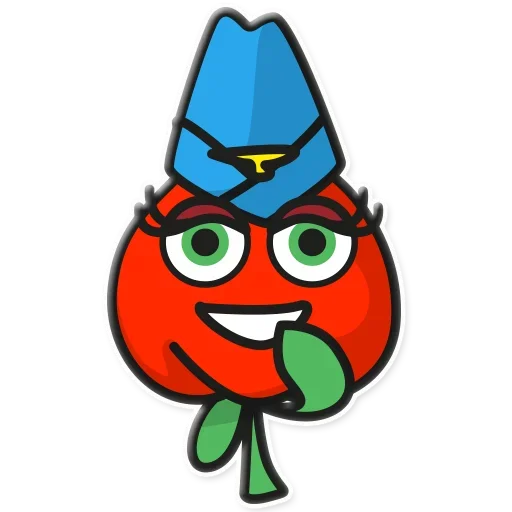 👮‍♀️ Стикер «Fruit party» для Telegram