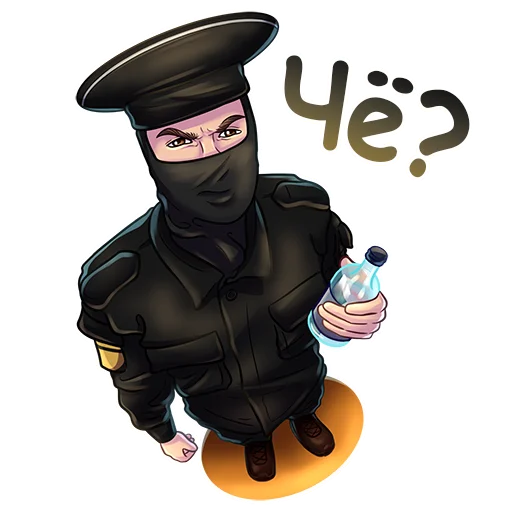 🤨 Стикер «ФСБшники Полковник» для Telegram