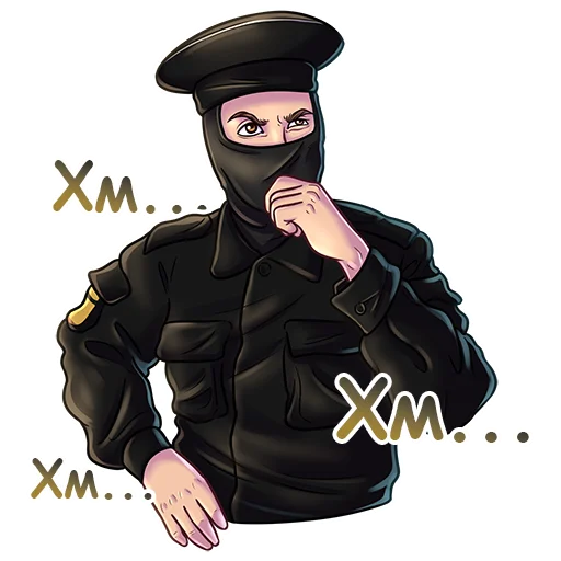 🧐 Стикер «ФСБшники Полковник» для Telegram