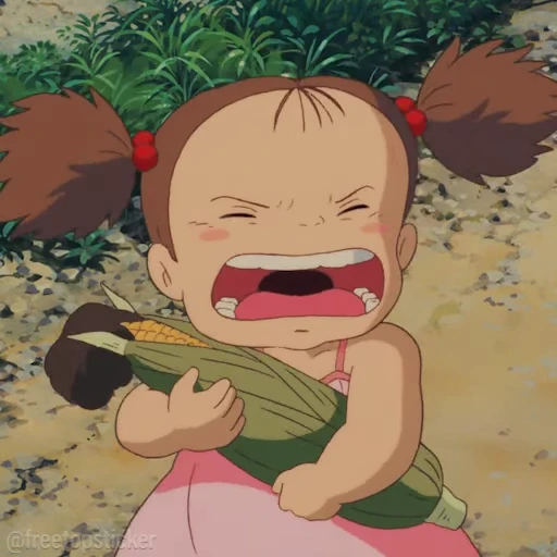 🌽 Стикер «Tonari no Totoro» для Telegram