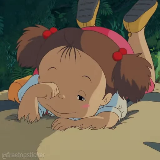 😮‍💨 Стикер «Tonari no Totoro» для Telegram