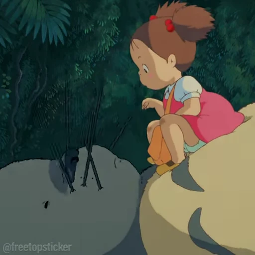 😦 Стикер «Tonari no Totoro» для Telegram