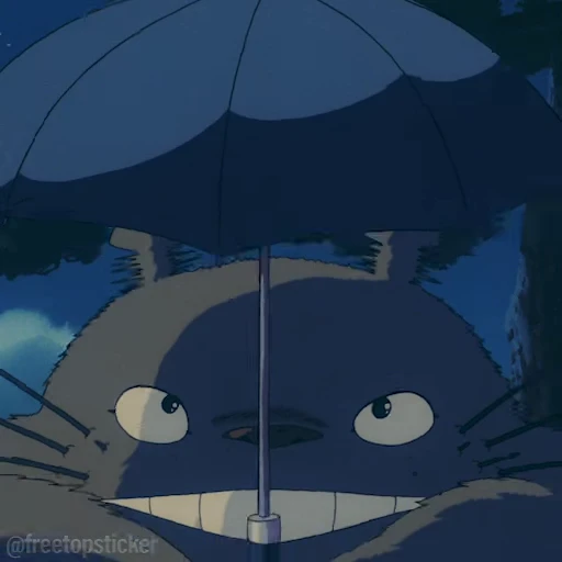 ☂️ Стикер «Tonari no Totoro» для Telegram