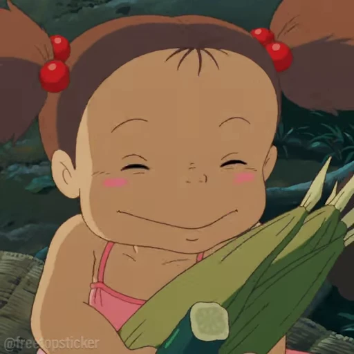 🌽 Стикер «Tonari no Totoro» для Telegram