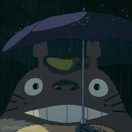 ☂️ Стикер «Tonari no Totoro» для Telegram