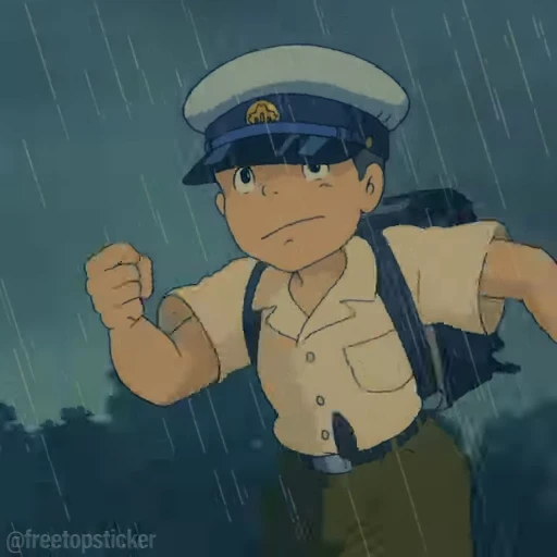 🌧 Стикер «Tonari no Totoro» для Telegram