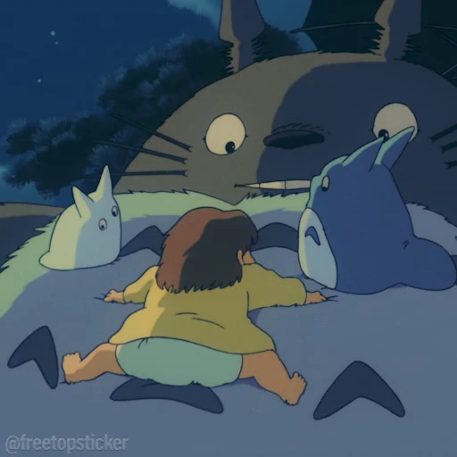🥰 Стикер «Tonari no Totoro» для Telegram