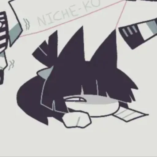 🐱 Стикер «arts not my» для Telegram