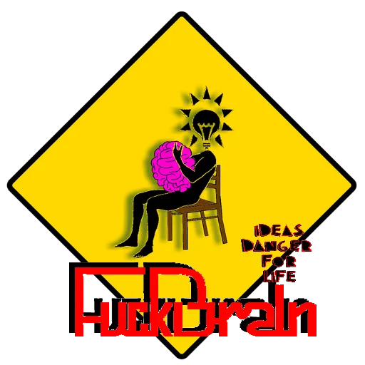 ☝️ Стикер «#FuckBrain» для Telegram
