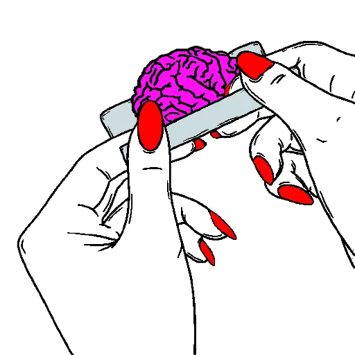 🧐 Стикер «#FuckBrain» для Telegram