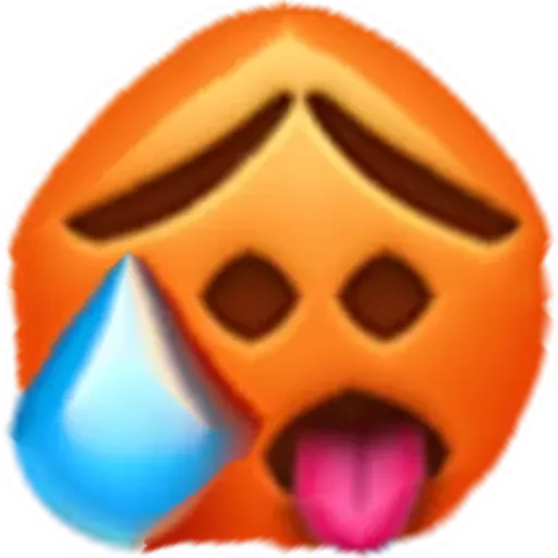 🥵 Стикер «fucked up» для Telegram