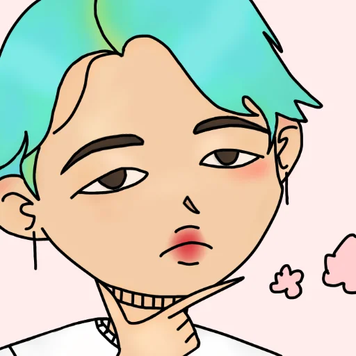 🤔 Стикер «сонин протухший чай (bts)» для Telegram