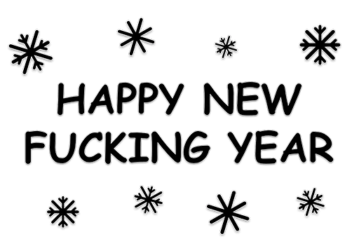🤬 Стикер «Happy new fucking year» для Telegram