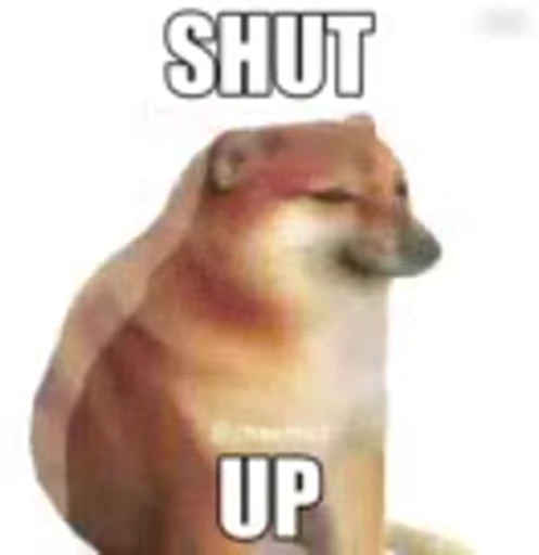 🤯 Стикер «Fuck off Dogs Videostickers» для Telegram