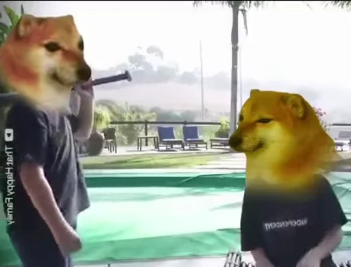 😩 Стикер «Fuck off Dogs Videostickers» для Telegram