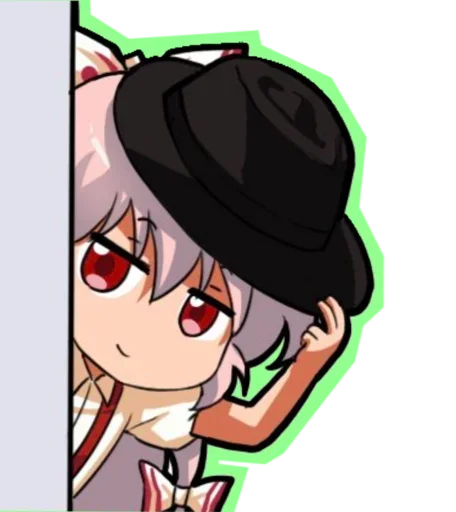 😍 Стикер «Fujiwara no Mokou - Touhou» для Telegram