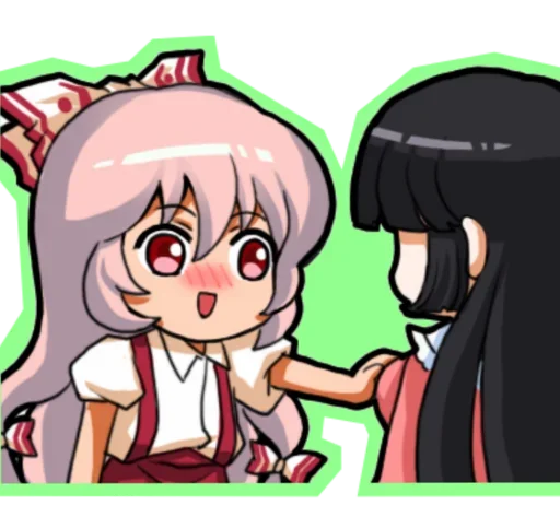 😍 Стикер «Fujiwara no Mokou - Touhou» для Telegram