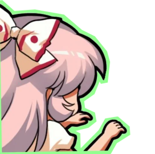 😍 Стикер «Fujiwara no Mokou - Touhou» для Telegram