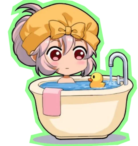 😍 Стикер «Fujiwara no Mokou - Touhou» для Telegram