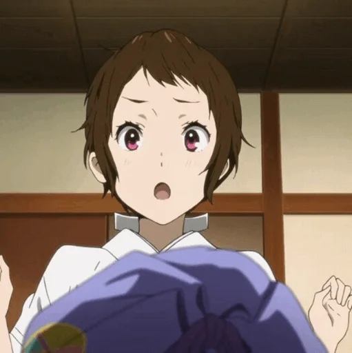 🍑 Стикер «Hyouka» для Telegram