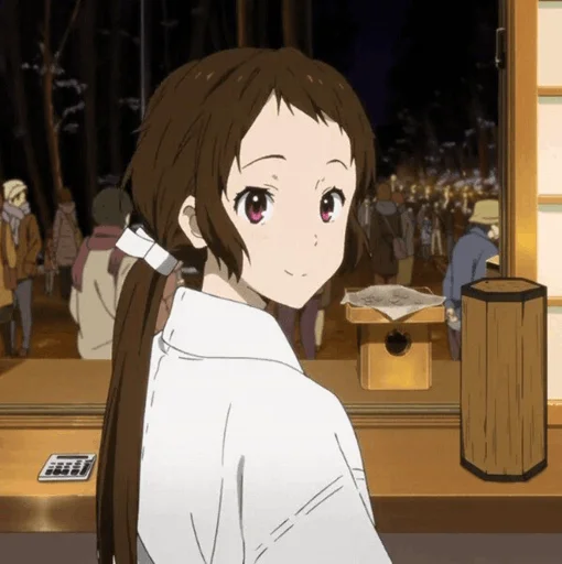 🍑 Стикер «Hyouka» для Telegram