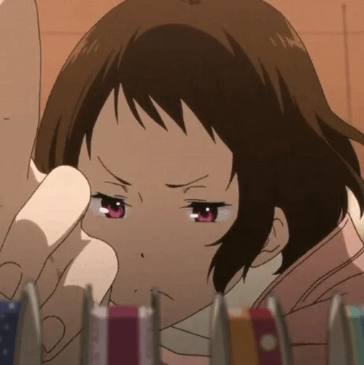 🍑 Стикер «Hyouka» для Telegram