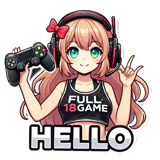 ✋ Стикер «Full 18 Game» для Telegram