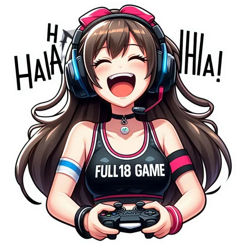 😁 Стикер «Full 18 Game» для Telegram