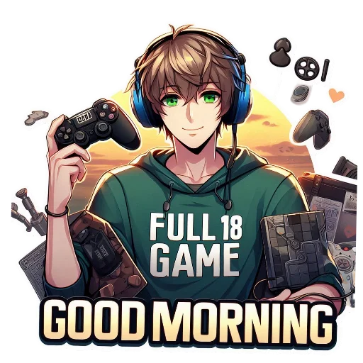 🥱 Стикер «Full 18 Game» для Telegram