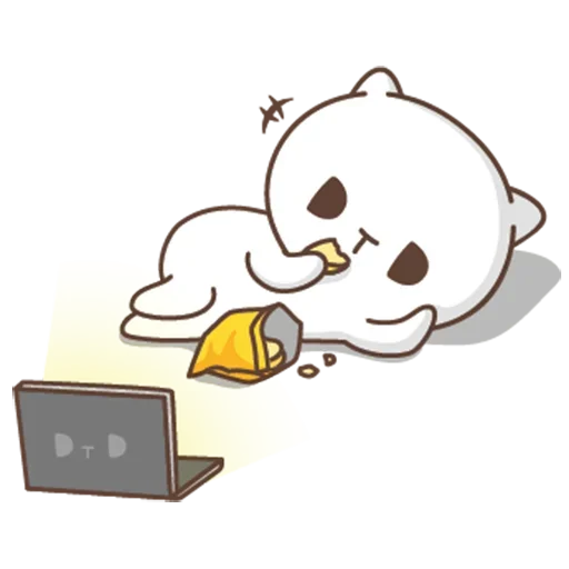 💻 Стикер «jobless kitty //» для Telegram