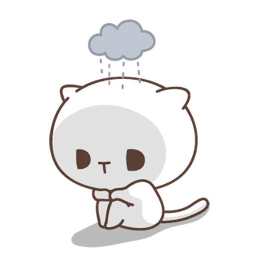😔 Стикер «jobless kitty //» для Telegram