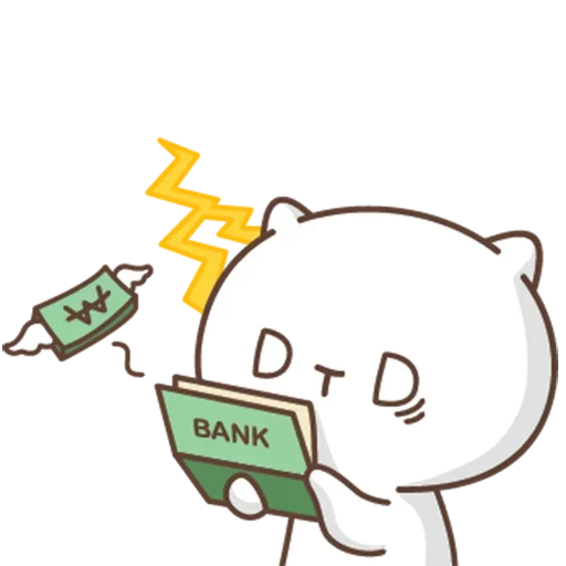💸 Стикер «jobless kitty //» для Telegram