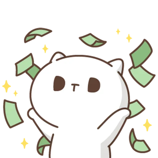 💸 Стикер «jobless kitty //» для Telegram