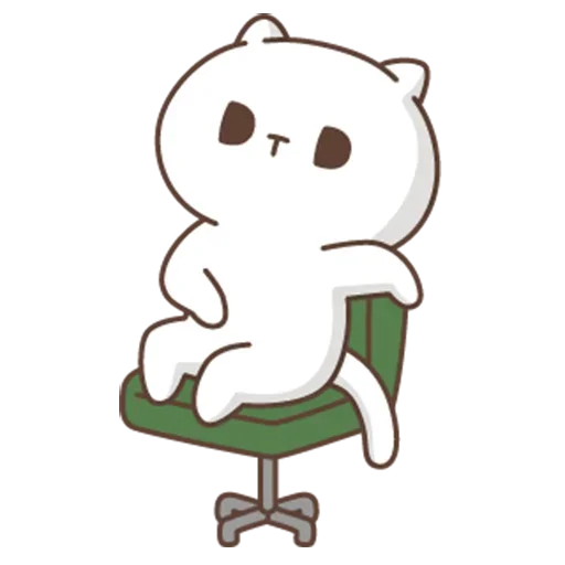🪑 Стикер «jobless kitty //» для Telegram